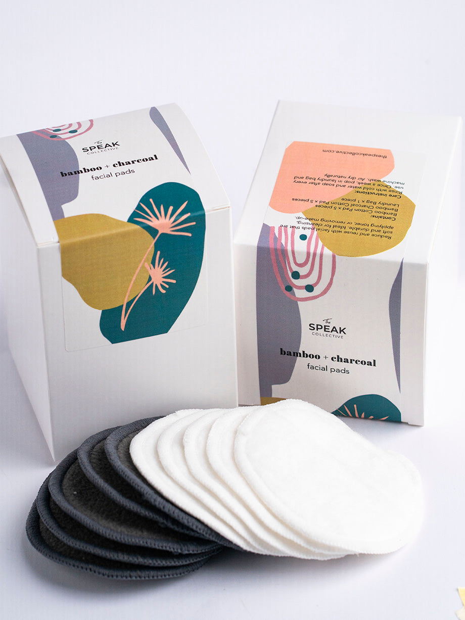 Bamboo + Charcoal Cotton Pads